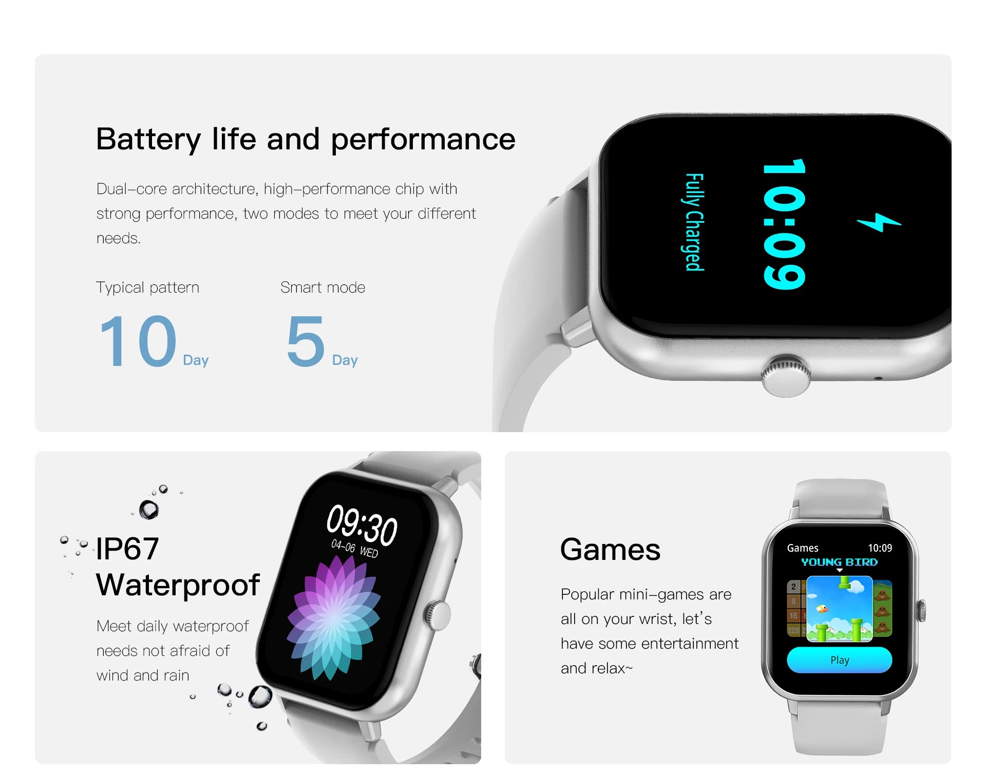 Novo Relógio Inteligente Digital com Monitor de Batimentos Cardíacos Smartwatch 2026 Android Relógios Esportivos Eletrônicos para Homens e Mulheres Rastreador de Fitness para iOS