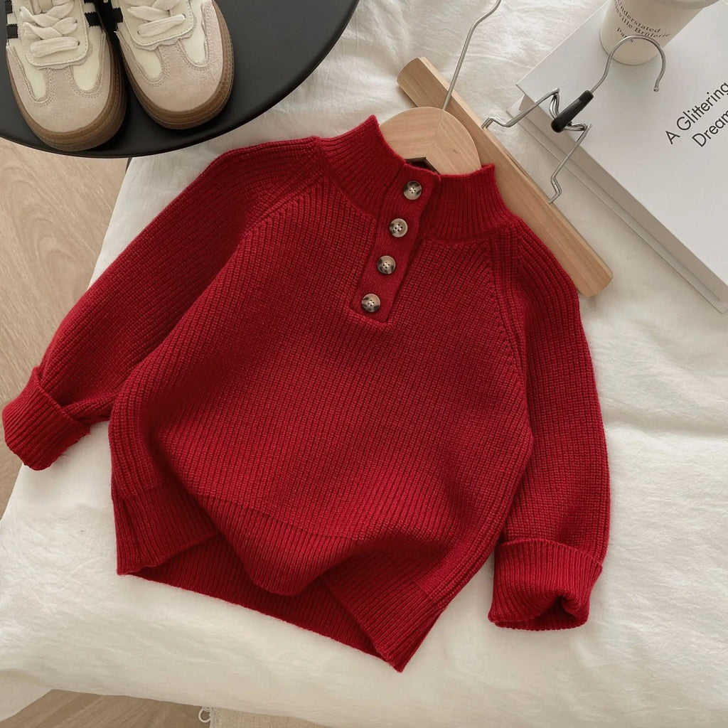 Camisola de outono crianças meninos pullovers algodão sólido engrossar quente jumper crianças babys na moda topos da criança adolescente malhas
