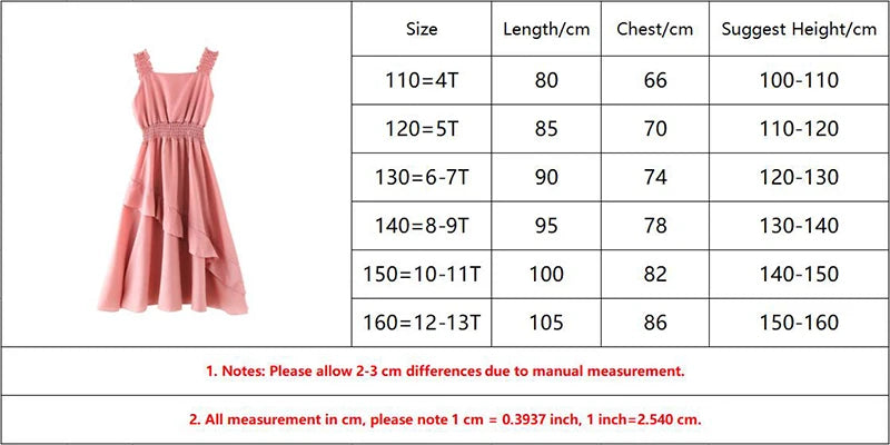 Vestidos de Festa Sem Mangas em Chiffon para Meninas, Estilo Princesa, para Crianças de 4 a 12 Anos