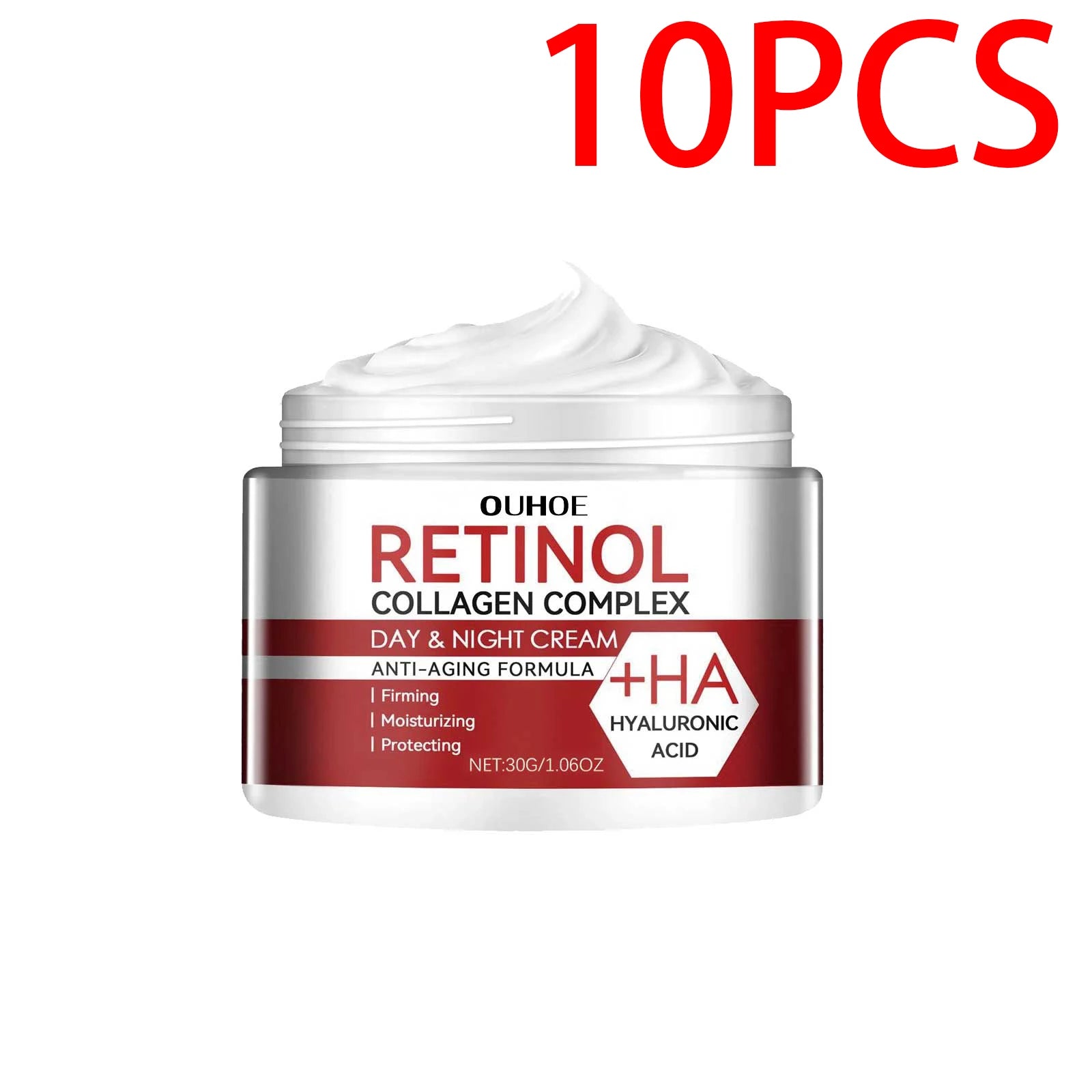 Retinol colágeno creme facial complexo dia noite creme ácido hialurônico reduzir linhas finas olheiras hidratar poros firmes