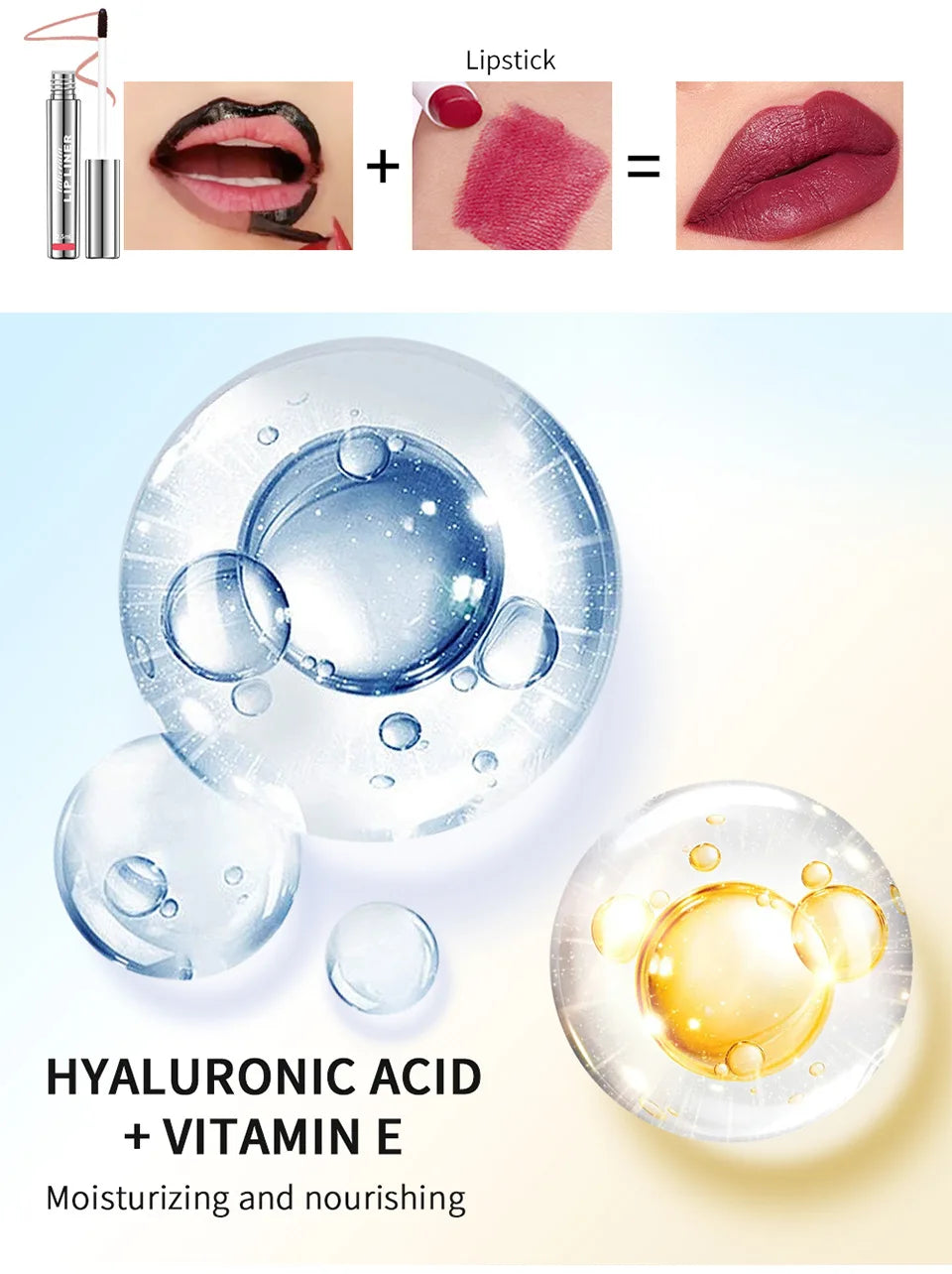 Lakerain 4 cores descascar tatuagem delineador labial-à prova d'água de longa duração fosco antiaderente desbotado matiz labial sexy maquiagem de contorno vermelho
