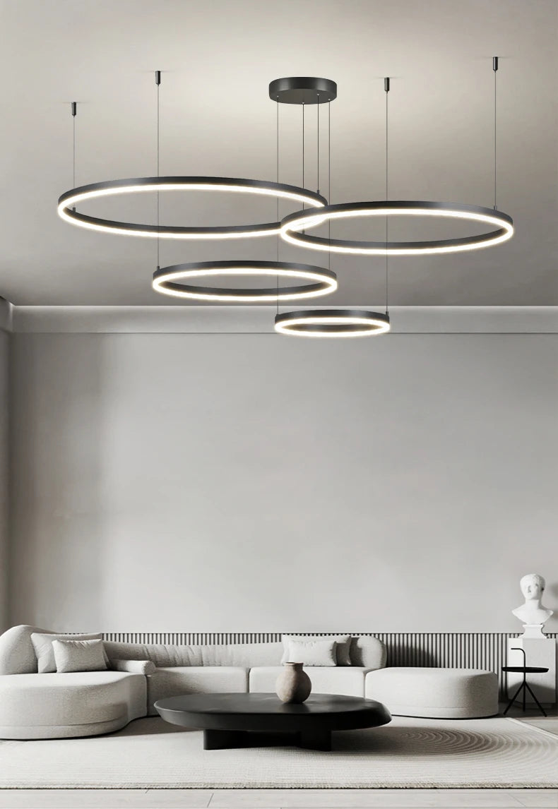 Decoração moderna para casa luzes led pingente luz lâmpadas para sala de estar lustres para sala de jantar pendurado luz iluminação interior