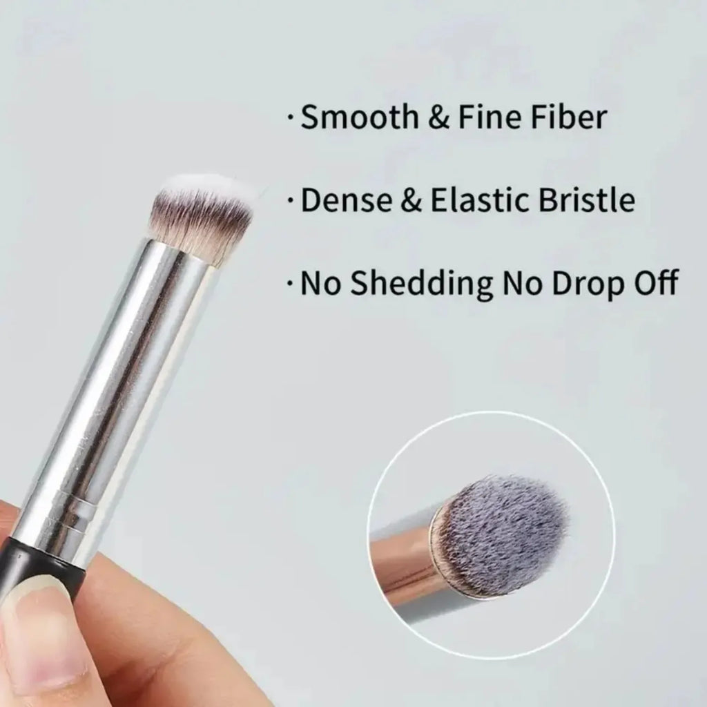 Pincel para Base e Corretivo, Pincéis Premium para Contorno e Blush, Pincel de Maquiagem Denso para Olhos e Rosto, Ideal para Esbater e Alisar
