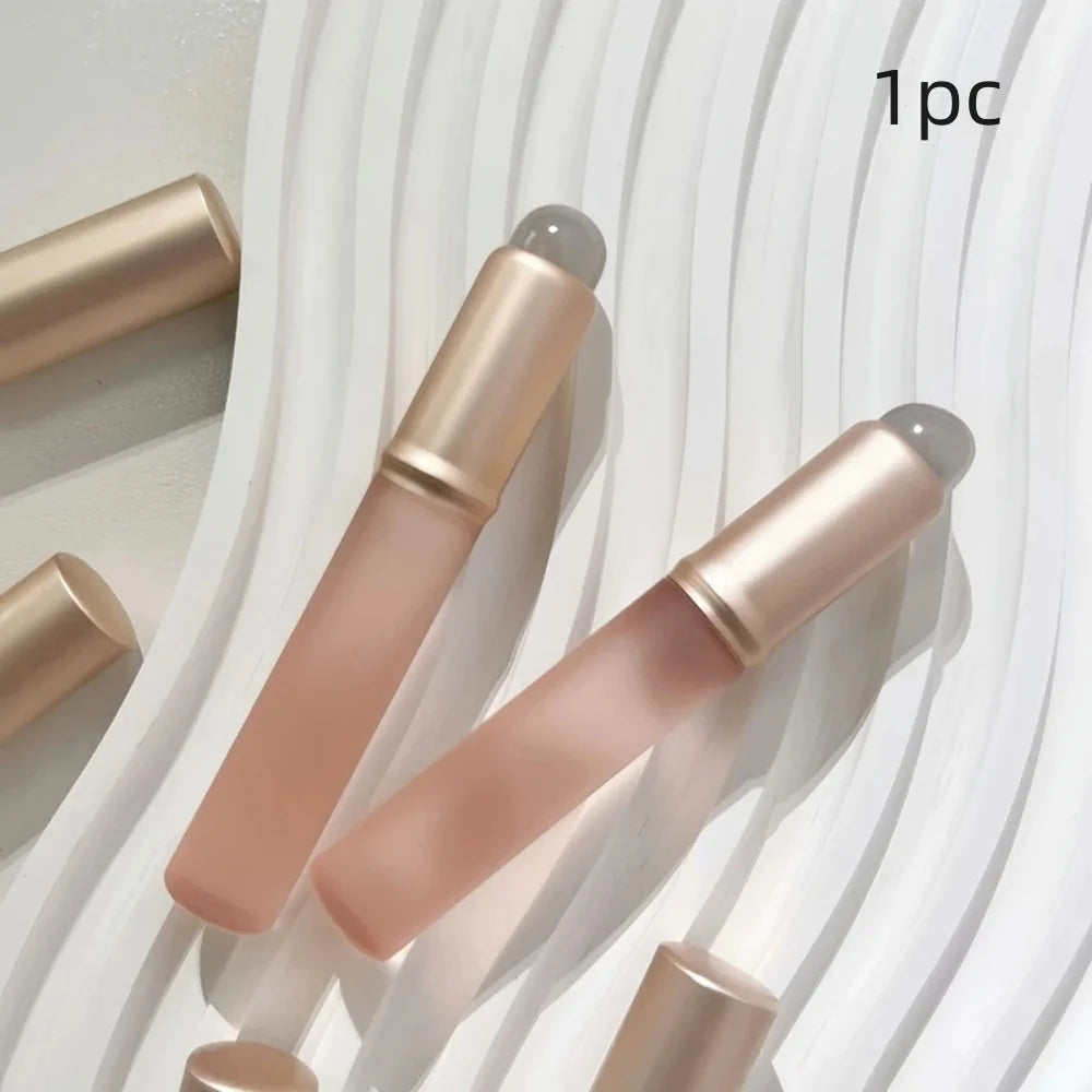 Pincel labial de silicone atualizado com capa, pincel corretivo angular, aplicação de batom, bálsamo de manchas, pincel de maquiagem labial, ferramenta cosmética
