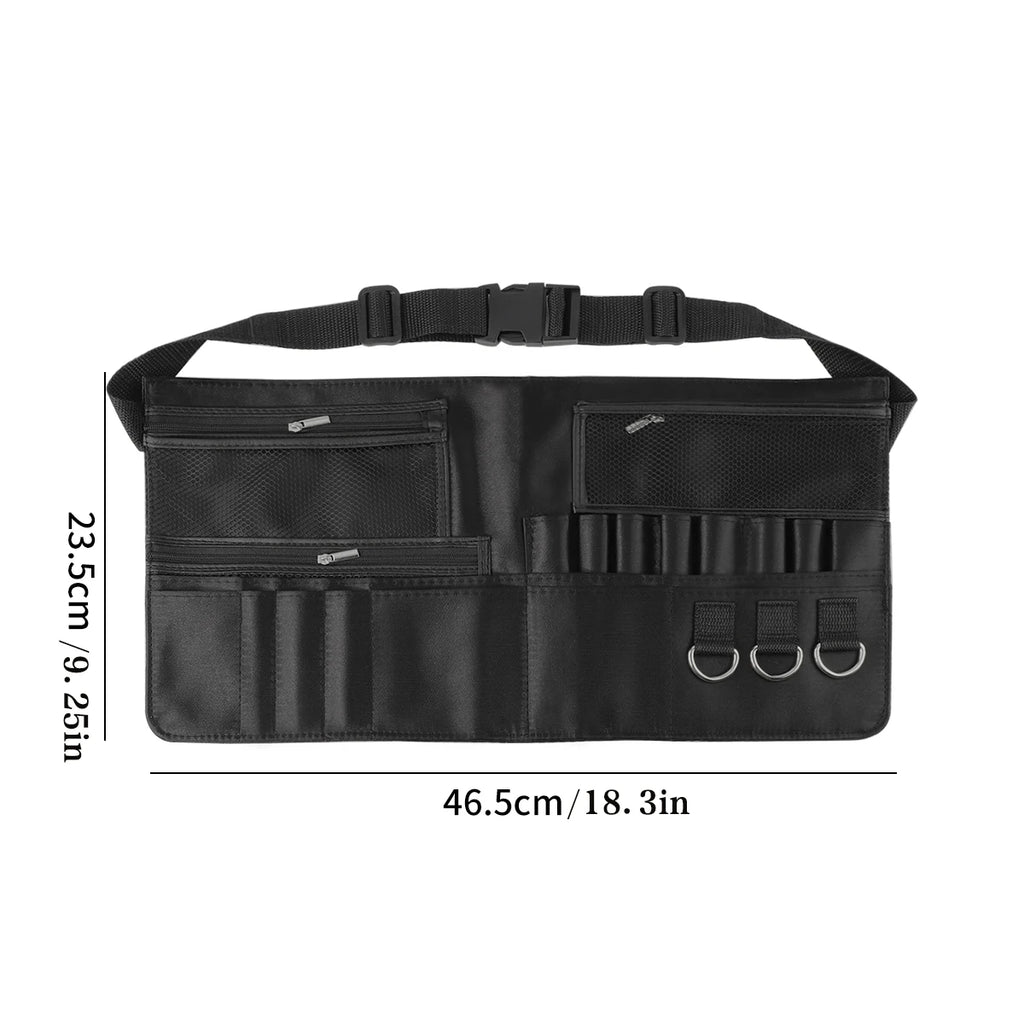 1 maquiador siga maquiagem pacote de cintura profissional drama tripulação carry-on maquiagem reparação escova saco de armazenamento