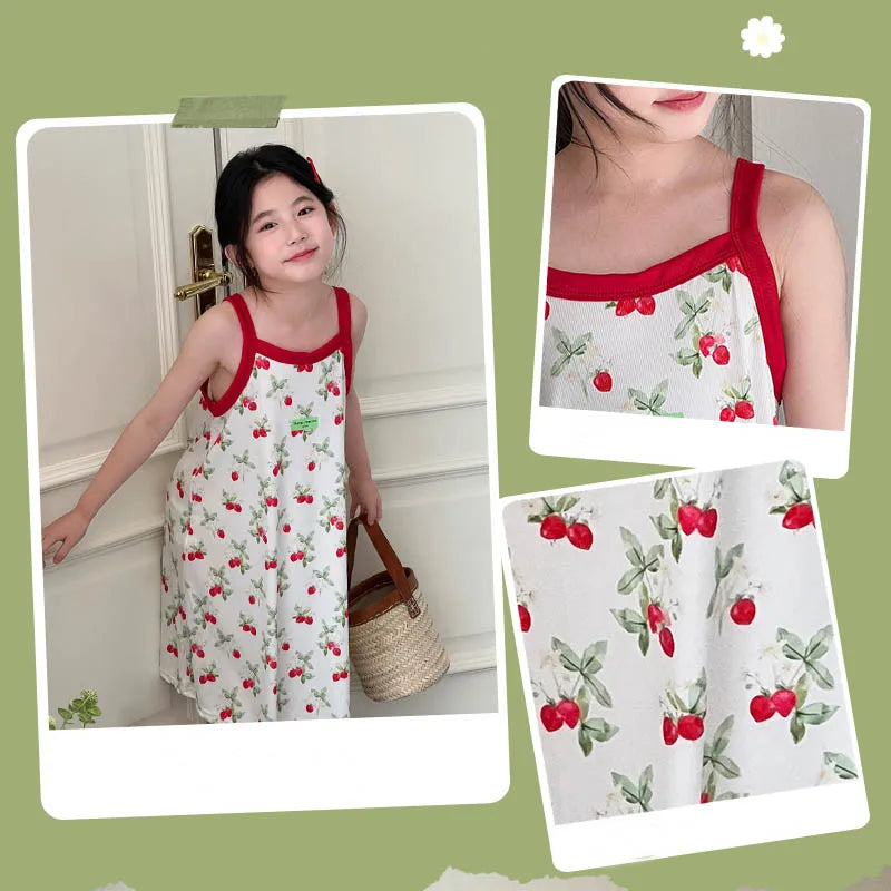 Verão menina camisola crianças vestidos de pijama pijamas para meninas criança noite vestido crianças pijamas 2 a 4 6 8 10 11 12 13 14 anos