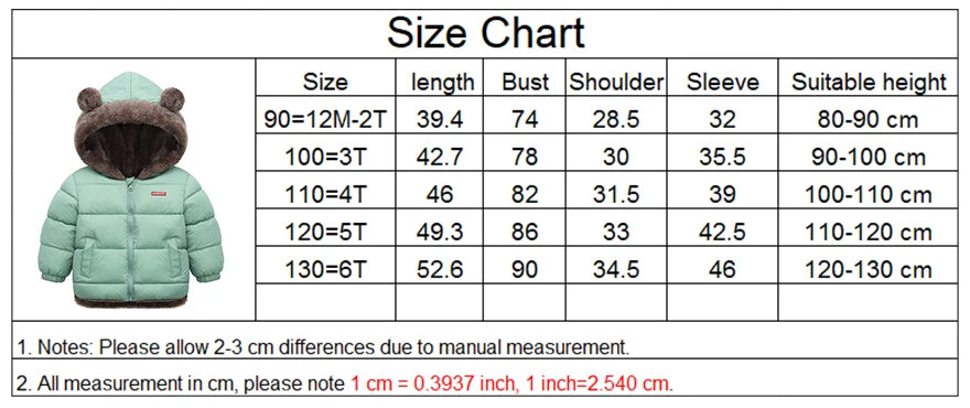 Crianças grossas para baixo jaquetas inverno engrossar casacos de pelúcia para meninos meninas cor sólida com capuz jaquetas 2-6 anos crianças parka outerwear