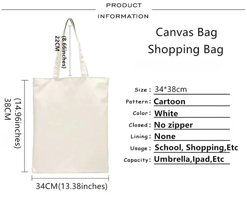 Moda urso impressão eco mulheres sacos de ombro bolsa feminina lona saco de compras casual grandes senhoras viagem totes sacos