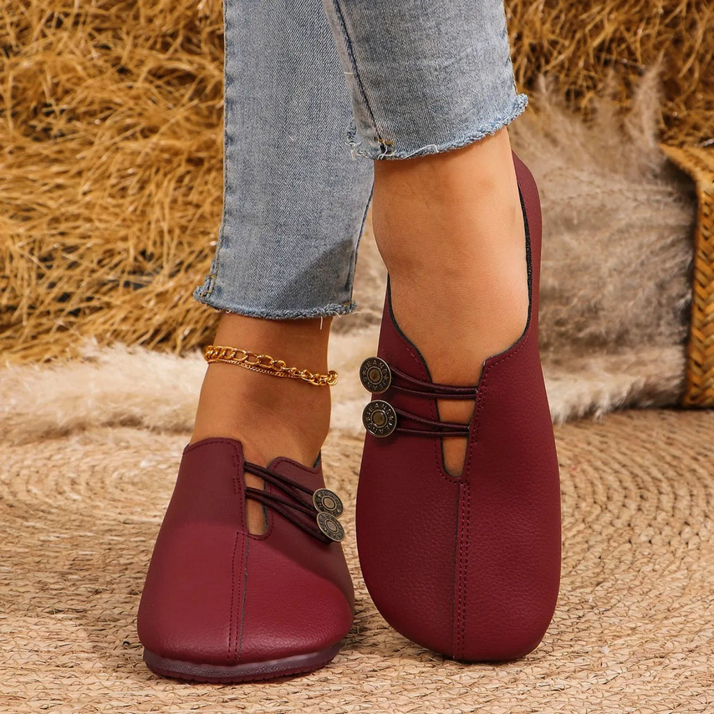 Mulheres apartamentos sapatos 2024 nova primavera outono casual confortável sapatos de barco mocassins dedo do pé redondo ballet ao ar livre fundo macio sapatos planos