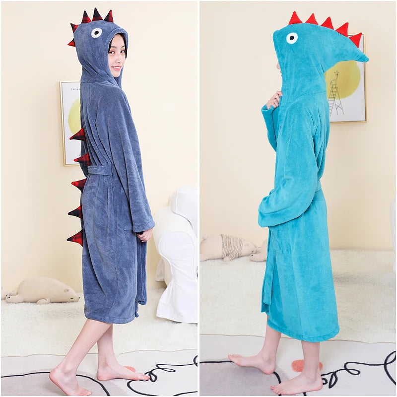 Roupão Infantil Absorvente Quente Robe Banho Bebé Macio Crianças Toalha Capuz Banho Grande Toalha Banho Bebé Roupa Banho Praia Robe Menina Pijama Menino Casa Toddler Lar