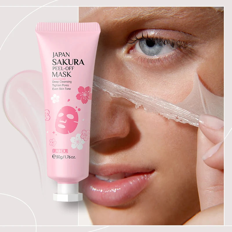 Laikou japão sakura conjunto de cuidados com a pele hidratante anti-envelhecimento kit rugas suavização brilho aumentando kit facial presente conjunto