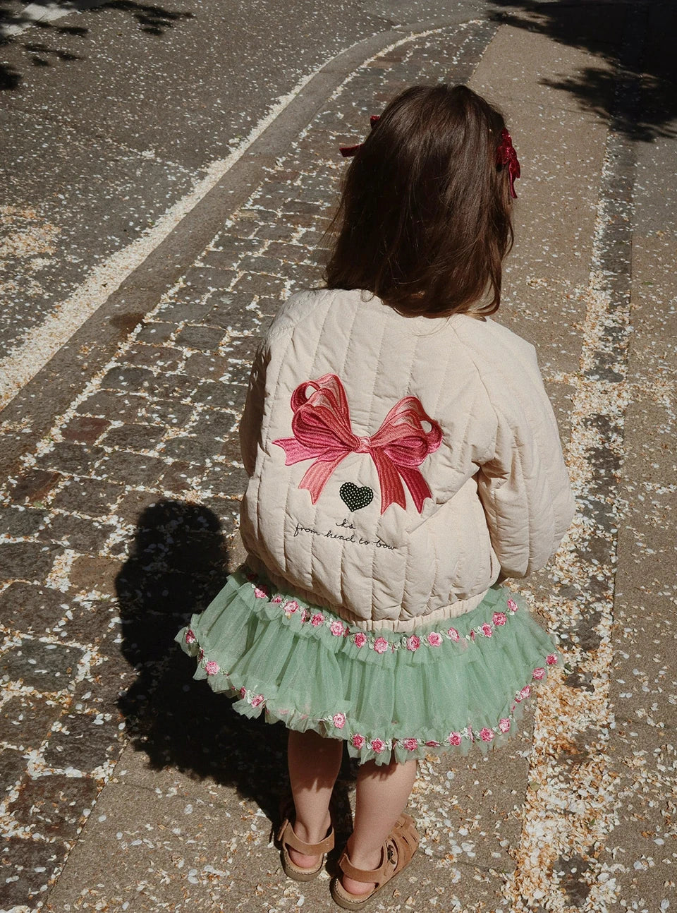 Novo 2025 ks meninas dos desenhos animados algodão velo casacos de inverno da criança meninos jaqueta de lã de cordeiro crianças casaco bordado crianças outwear roupas