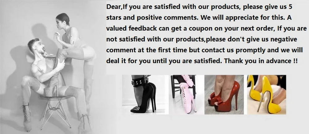 Sapatos Femininos de Salto Alto Flock de 16cm, Sapatos Sexy para Cosplay Masculino, Preto, Forro Vermelho, Slip On, Cores Personalizadas
