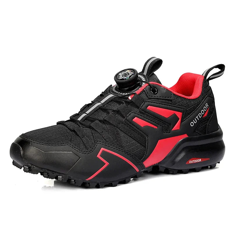 Sapatos esportivos casuais masculinos tamanho 40-47 girando rendas sapatos masculinos ao ar livre antiderrapante respirável confortável sapatos esportivos masculinos