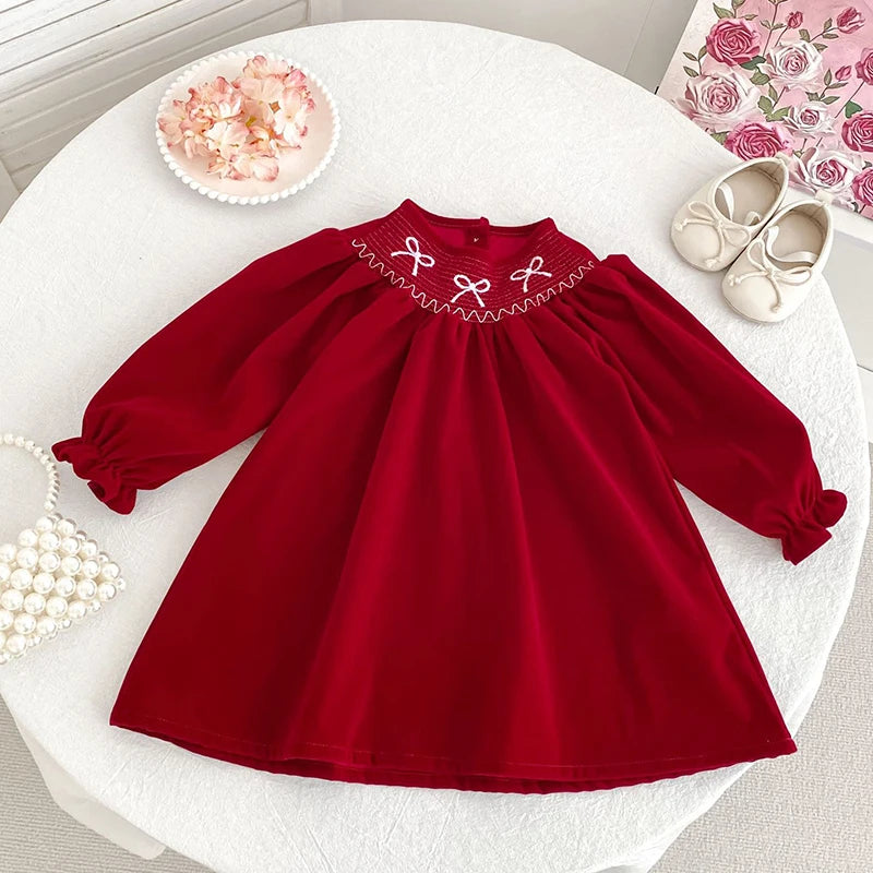 2025 natal crianças roupas de ano novo vestido irmã 0-6yrs menina vestido de festa crianças vestidos de princesa bebê menina macacão