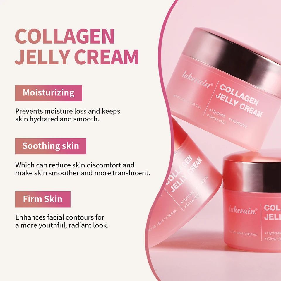 Creme facial de colágeno antienvelhecimento, 100ml, niacinamida, gel hidratante para apertar, calmar a firmeza, cuidados com a pele