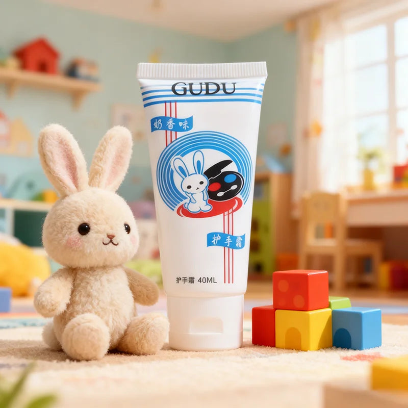 Creme para as mãos com sabor de coelho branco, novo creme para as mãos com fragrância mais vendida, hidratante duradouro, creme para as mãos rachadas para o inverno