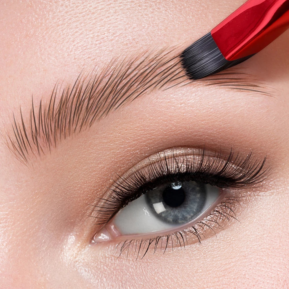 Escova de sobrancelha selvagem multifuncional, ferramenta de estilo, pintura de sobrancelha, cabelo quadrado, beleza feminina, pincéis de maquiagem portáteis, cosméticos