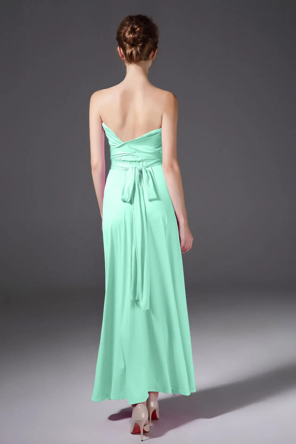 Vestido Maxi Club Boho para mulheres, bandagem vermelha, vestido de festa longo, madrinhas multiway, robe infinito conversível, sexy