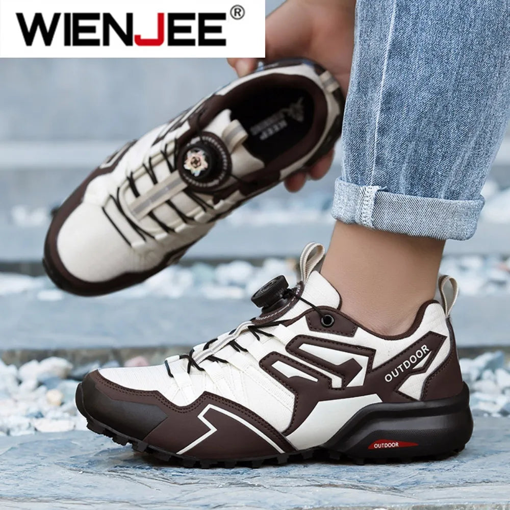 Sapatos esportivos casuais masculinos tamanho 40-47 girando rendas sapatos masculinos ao ar livre antiderrapante respirável confortável sapatos esportivos masculinos