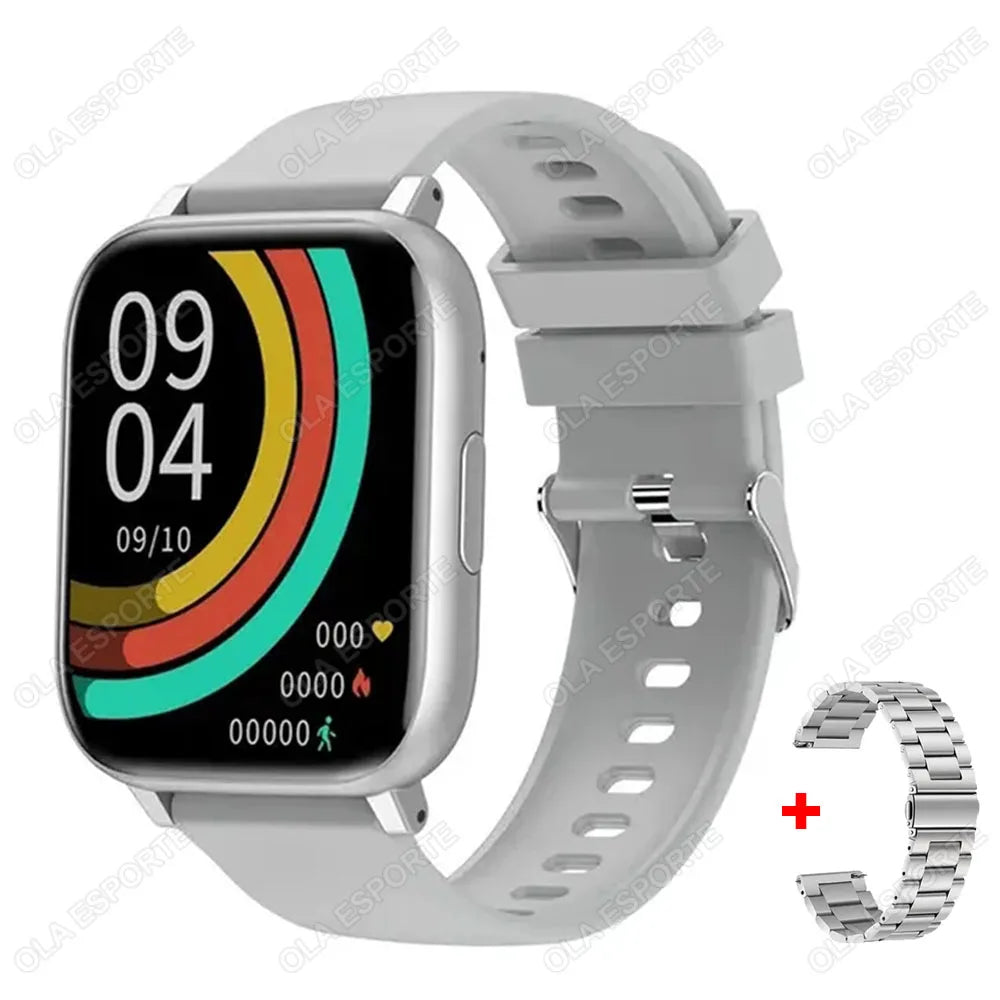 Relógio inteligente 2025 bluetooth chamada sono freqüência cardíaca monitoramento de saúde gps relógios para homens mulheres esporte fitness à prova dwaterproof água smartwatch