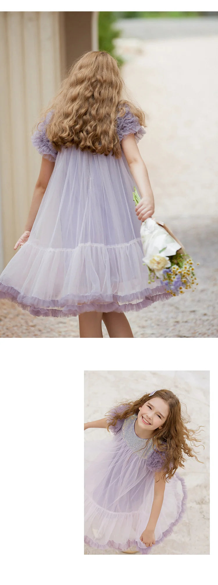 Baby Girls' Gaze Sequins Vestidos, Purple Princess Clothing, 3T, 12T, Kids Wear, Cute Children Party, Bridemaid Clothes, Verão, 2022