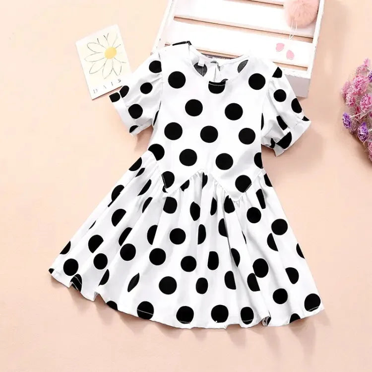 Baby Girls' Cotton Princess Party Dress, roupas de casamento infantil, moda infantil, verão, vestidos de aniversário, 2-10 anos