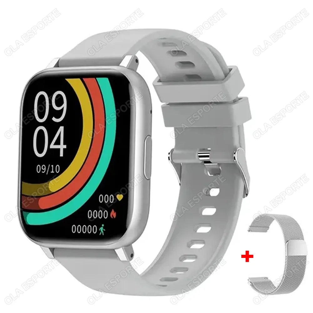 Relógio inteligente 2025 bluetooth chamada sono freqüência cardíaca monitoramento de saúde gps relógios para homens mulheres esporte fitness à prova dwaterproof água smartwatch