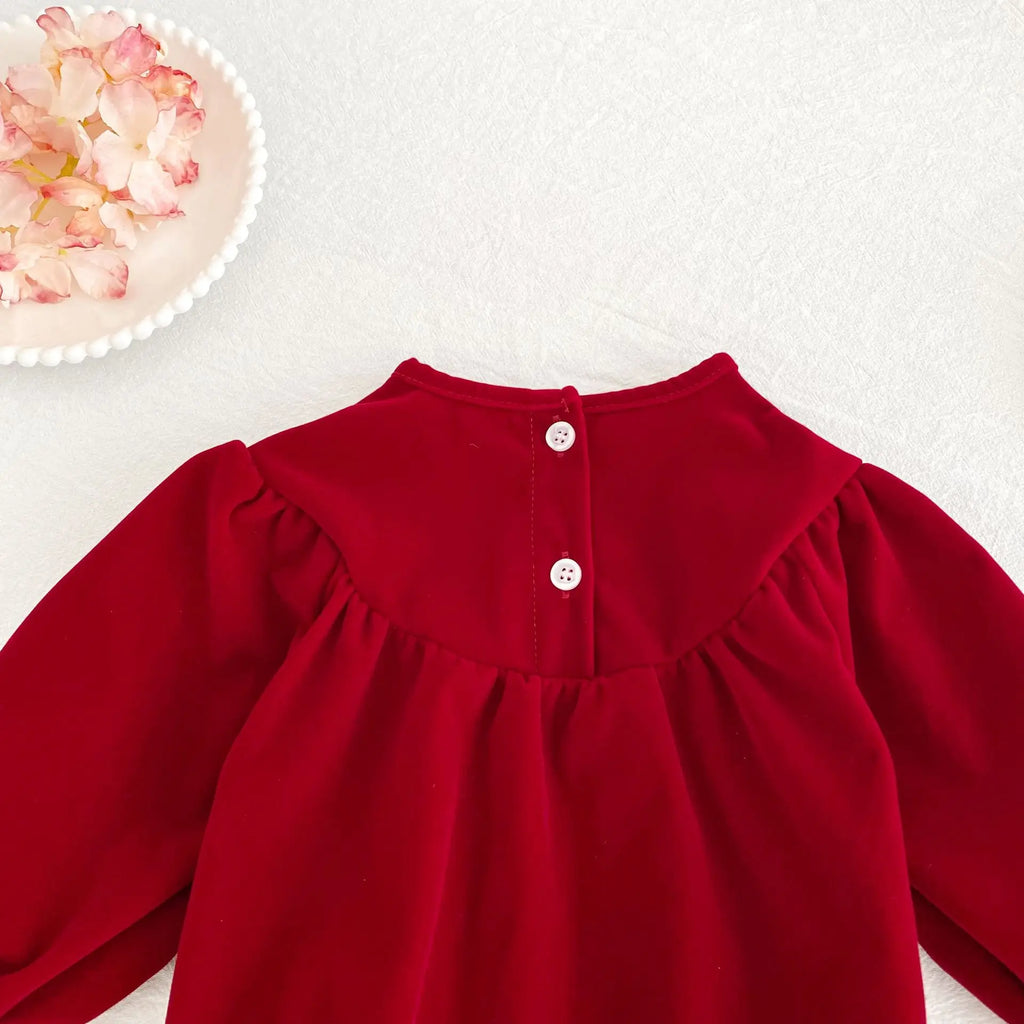 2025 natal crianças roupas de ano novo vestido irmã 0-6yrs menina vestido de festa crianças vestidos de princesa bebê menina macacão
