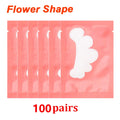 25/50/100 pares de manchas de olho sob as almofadas de cílios para a construção de manchas de papel hidrogel adesivos sem fiapos rosa para cílios postiços LAUKISS