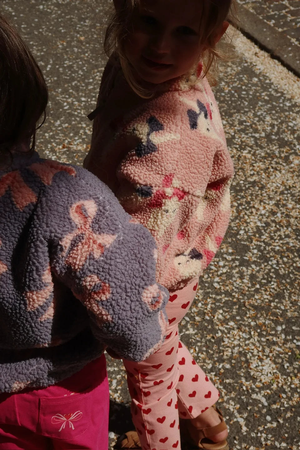 2024 inverno ks crianças algodão lã de cordeiro quente outerwear roupas meninas impressão casacos do bebê meninos mais jaquetas de lã crianças roupas