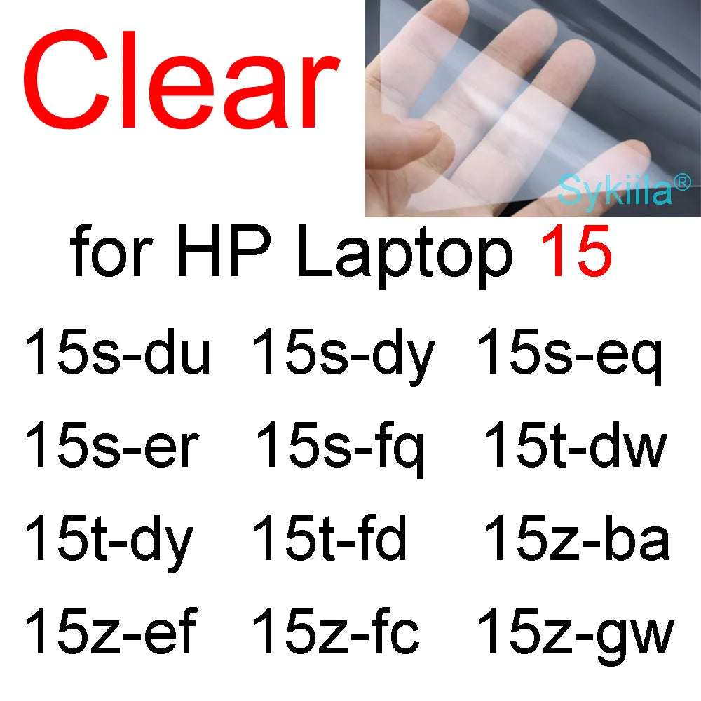 Protetor de tela para laptop HP 14 15 17 14- hc ee fq 14-ep 15-fd 15-fc 15-ef 15t cp 17-cn Essential Frosted Matte HD Skin Film