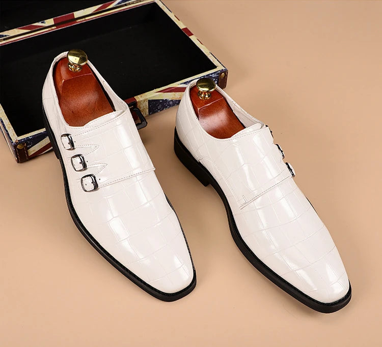 Deslizamento em sapatos masculinos oxfords moda negócios escritório sapatos masculinos clássico de luxo couro masculino ternos sapatos sapato casamento italiano