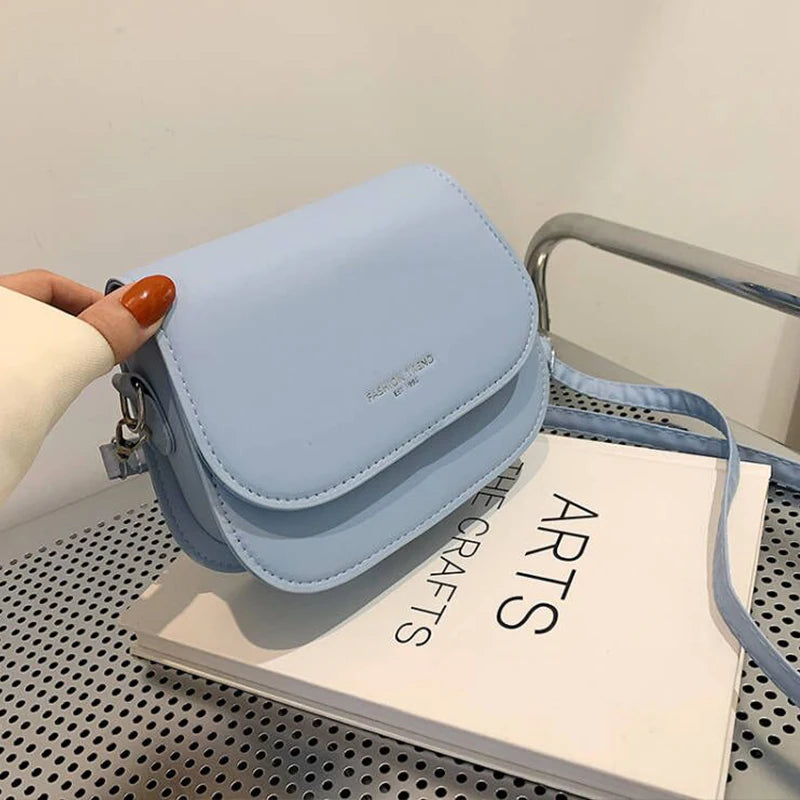 Yogodlns na moda sela bolsa de ombro feminina couro do plutônio crossbody saco simples cor sólida aleta saco do mensageiro designer bolsas bolsa