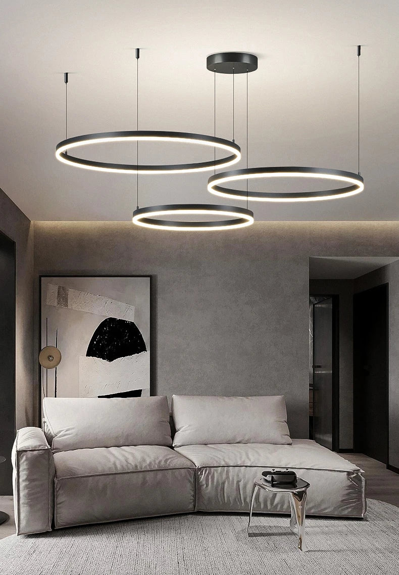 Decoração moderna para casa luzes led pingente luz lâmpadas para sala de estar lustres para sala de jantar pendurado luz iluminação interior