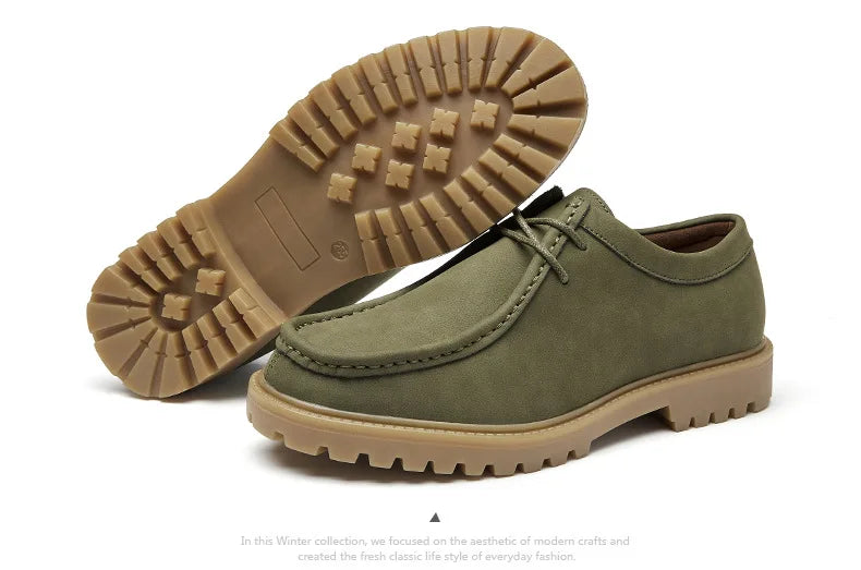 Sapatos casuais de couro mocassins clássicos masculinos rendas até derby sapatos retro workwear sapatos de alta qualidade ao ar livre sapato de caminhada de montanha