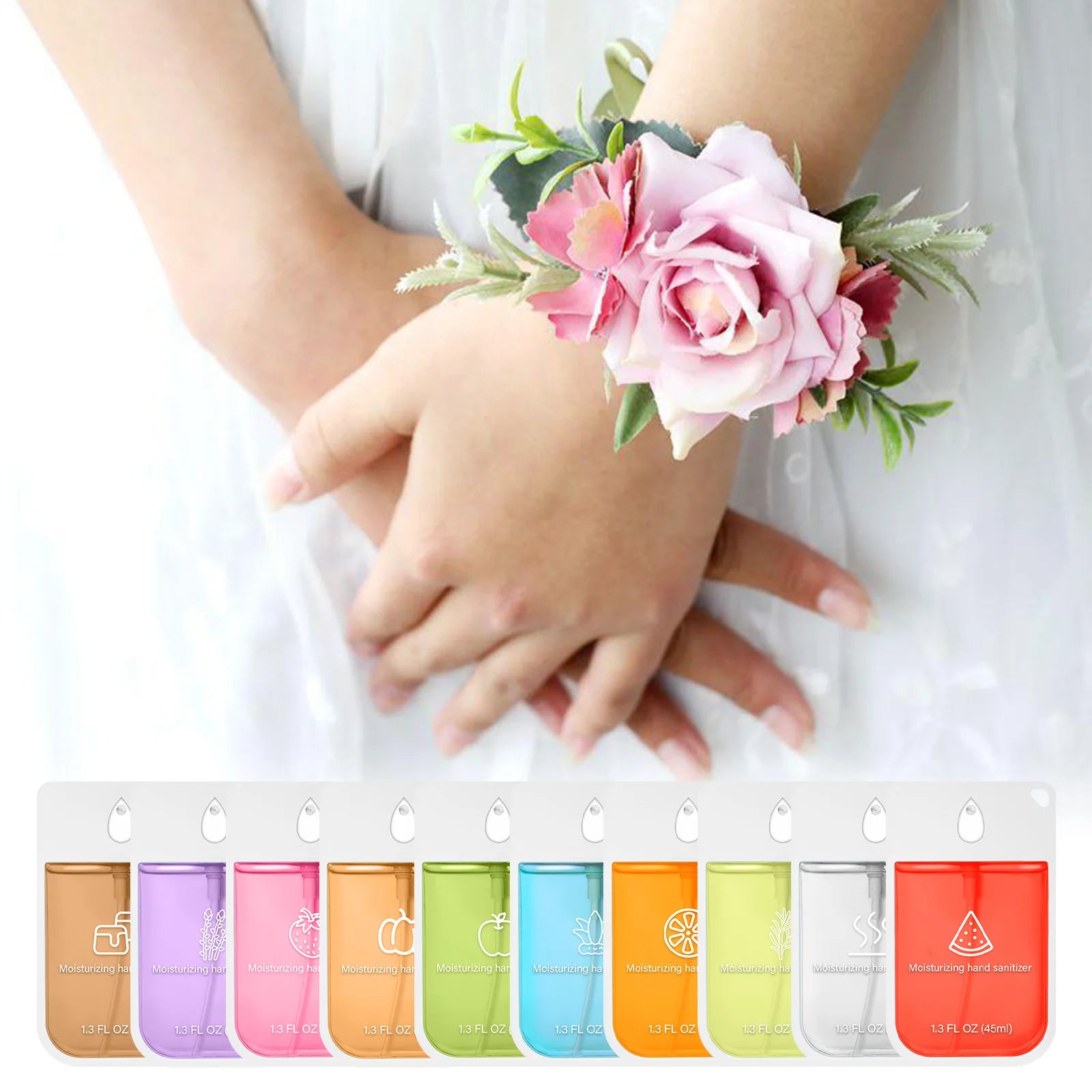 Spray Poderoso Portátil Seguro e Confiável para Limpeza das Mãos Spray Hidratante para Lavagem das Mãos Spray Desinfetante Nutritivo 45/38ml