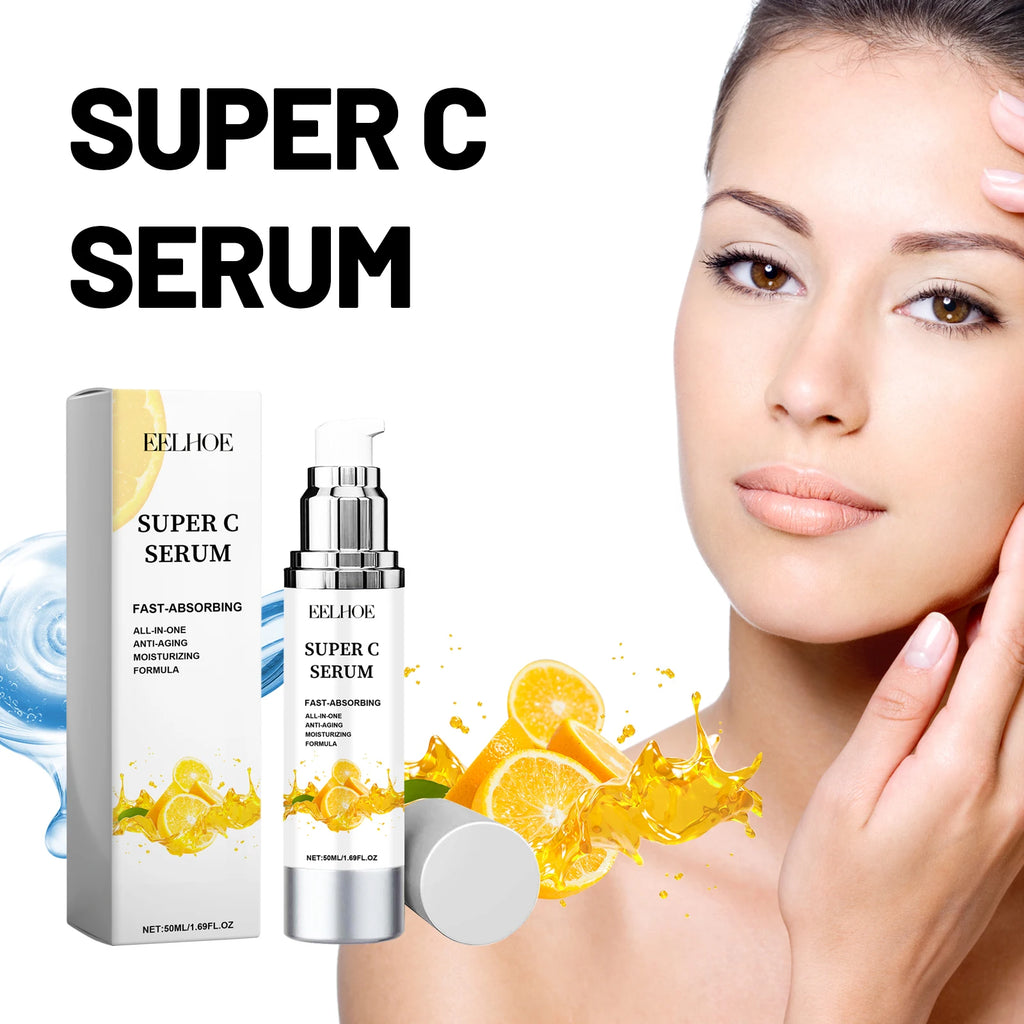 Soro de vitamina c para remoção de manchas escuras do rosto niacinamida hidratante brilho encolher poros essência beleza endurecimento cuidados com a pele 109g