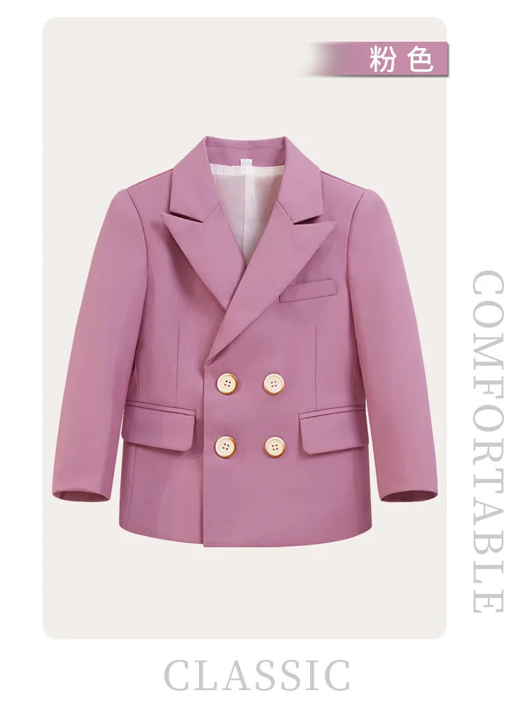 Meninos primavera outono terno jaqueta crianças festa blazers fraque topo crianças vestido formal casamento smoking desempenho casaco de manhã