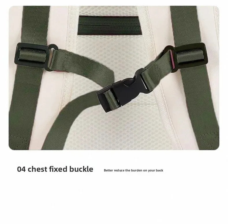 Mochila de viagem expansível de grande capacidade, bolsa de ombro dupla para viagens de negócios, montanhismo e transporte de computador