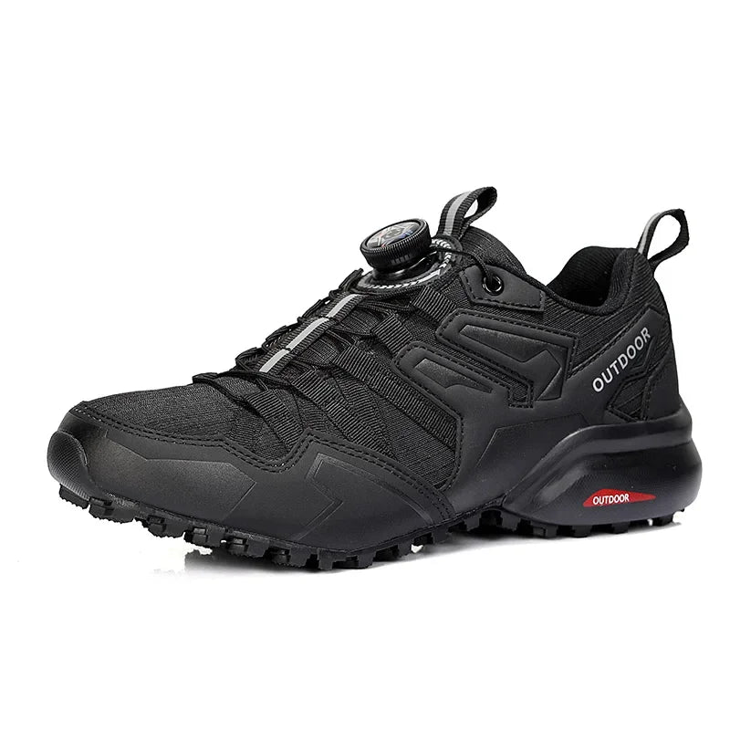 Sapatos esportivos casuais masculinos tamanho 40-47 girando rendas sapatos masculinos ao ar livre antiderrapante respirável confortável sapatos esportivos masculinos