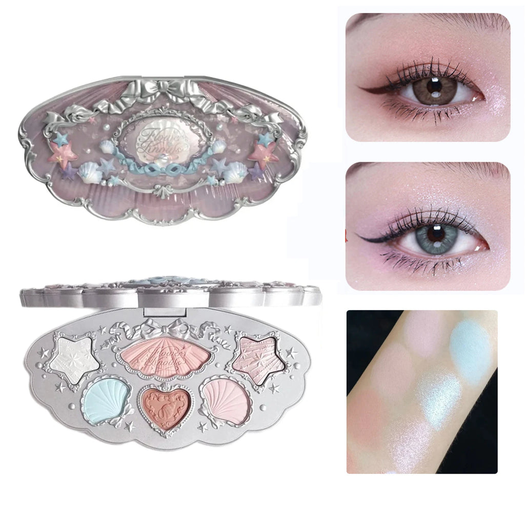 Flower Knows 2026 Bunny Garden Paleta de Sombras Temática de Coelhinho Coleção de Cosméticos Completa com Blush e Iluminador