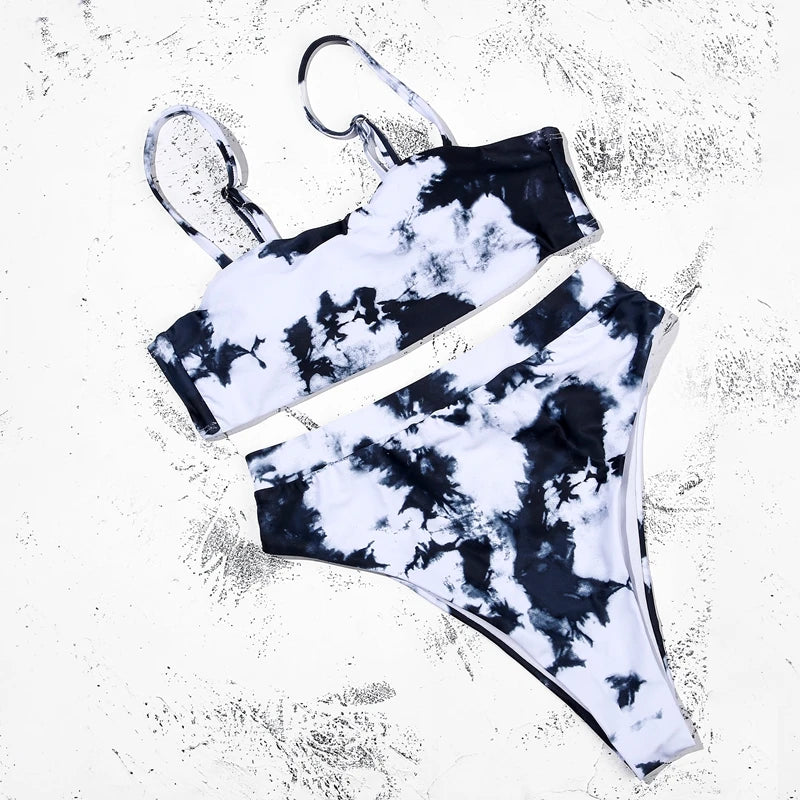 ZTVitality Sexy Bikini 2021 Venda quente Biquinis Cor sólida Cintura alta Biquini Push Up Biquínis Brasileiro Leopardo Summer Feminino Bikinis S-XL