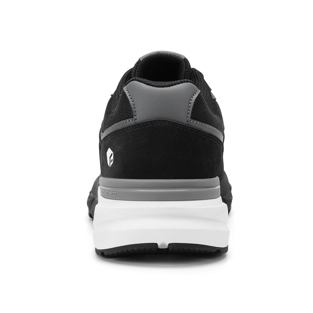 Fittington sapatos largos para homens sapatos de caminhada tênis casuais sapatos ortopédicos suporte de arco para fascite plantar neuropatia