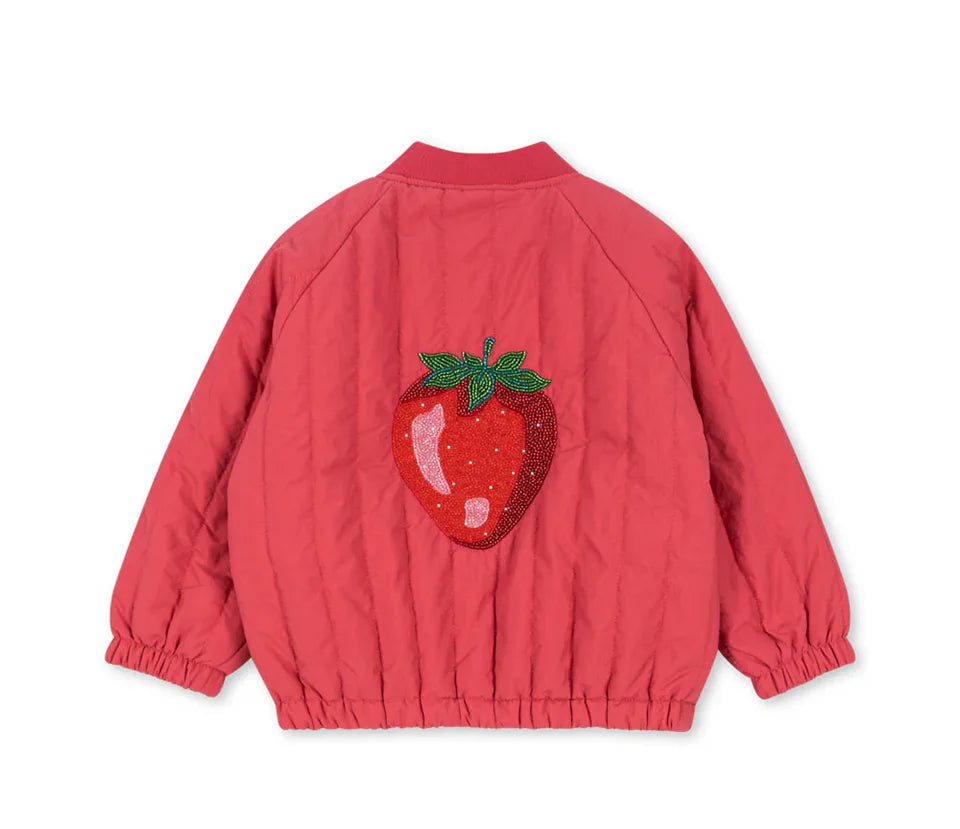 Novo 2025 ks meninas dos desenhos animados algodão velo casacos de inverno da criança meninos jaqueta de lã de cordeiro crianças casaco bordado crianças outwear roupas