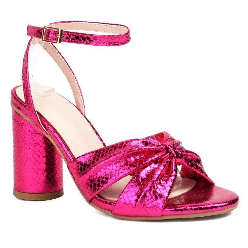 Sandálias femininas de luxo sapatos de verão 2025 tira no tornozelo ouro prata salto alto flip flops feminino festa sapatos de dança tamanho grande 50