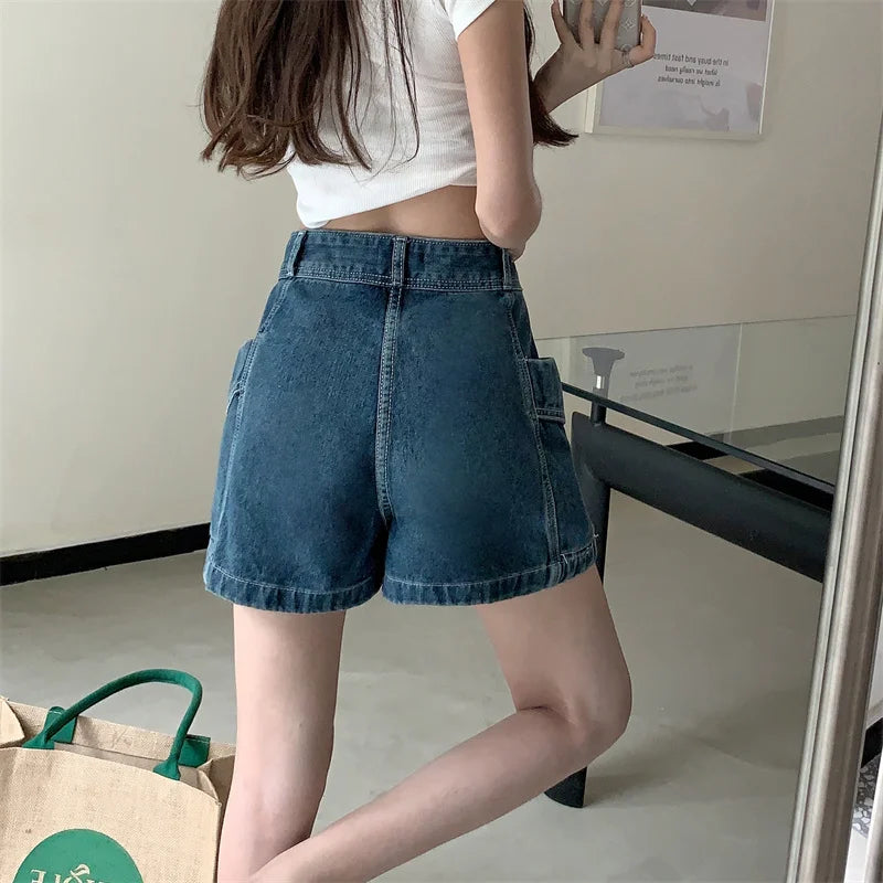 Saia Jeans  Assimétrica de Cintura Alta com Efeito Modelador, Tamanhos andes Fs, Moda Verão 2023