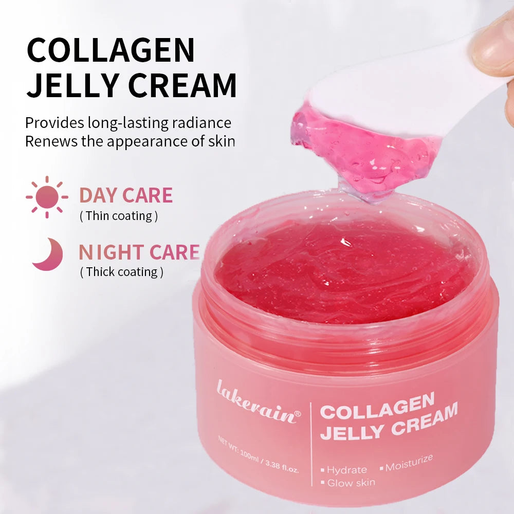 Creme facial de colágeno antienvelhecimento, 100ml, niacinamida, gel hidratante para apertar, calmar a firmeza, cuidados com a pele