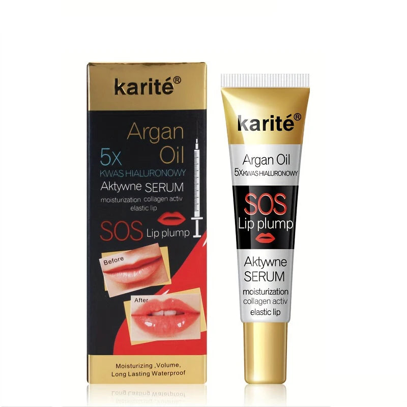 Brilho labial hidratante duradouro de volume extremo - fórmula nutritiva de óleo mineral intensificador labial maquiagem líquida lábios mais cheios