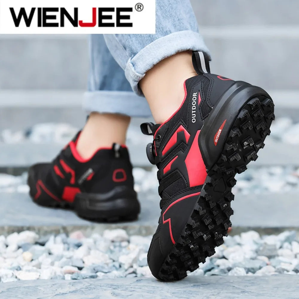Sapatos esportivos casuais masculinos tamanho 40-47 girando rendas sapatos masculinos ao ar livre antiderrapante respirável confortável sapatos esportivos masculinos